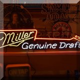 C24. Miller Genuine Draft neon sign. 